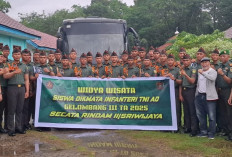 Siswa Dikmata Infanteri TNI AD Secata Rindam II/Sriwijaya Widya Wisata ke Situs Megalitik Lahat