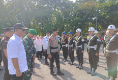 PJ Bupati Hadiri Apel Gelar Pasukan Persiapan Kunker Presiden RI Ke Wilayah Kabupaten Lahat