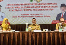 Sekda Sumsel Buka Sosialisasi Kode Klasifikasi Arsip