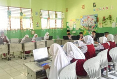 ANBK di MIN 4 Lahat, Siswa Fokus Ukur Literasi dan Numerasi