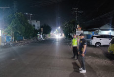 Polsek Kota Lahat Gelar patroli Malam Hari, Cegah 3C dan Pastikan Situasi Aman Kondusif