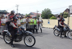 Antisipasi Gangguan Kamtibmas, Pasukan Dalmas Polres Lahat Menggelar Latihan Rutin
