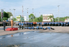 Langgar Aturan Disiplin : 7 ASN Empat Lawang Kena Push UP