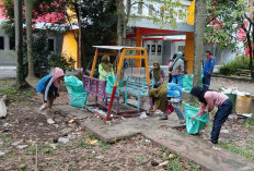 Heboh Sampah Menumpuk di Area Taman dan GOR, DLH Lahat Bergerak Cepat