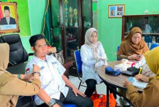 Sinergi Lintas Instansi, KUA Lahat Adakan Cek Kesehatan Gratis