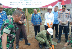 Peletakan Batu Pertama Pembangunan Koperasi Desa /Kelurahan Merah Putih