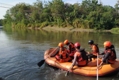 Pemancing Hilang di Sungai Lematang, Tim Gabungan Masih Lakukan Pencarian