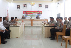 Polres Lahat Gelar Bin Opsnal Bulanan, Ini Sampaian Kapolres