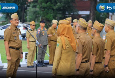 Sekda Sumsel Pimpin Apel Pagi, Tekankan Disiplin dan Profesionalisme ASN