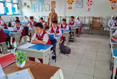 Siswa Kelas VI SDN 10 Lahat Gelar Ujian Praktik, Ini Harapan Kepsek