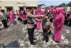  Kapolres Pimpin Langsung Apel Kenaikan Pangkat