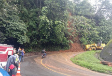 Tikungan Lematang Indah Sempat Longsor