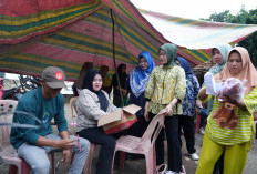 Wabup Widia Tinjau Operasi Pasar Murah, Imbau Pedagang LPG Bijak Tetapkan Harga