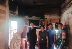 Satu Unit Rumah Ludes Terbakar, Diduga Korsleting Listrik