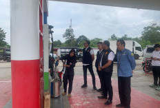 Jelang Idul Fitri, Polres Empat Lawang dan Tim Gabung Sidak Sejumlah SPBU