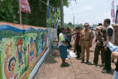  Bupati Empat Lawang Tinjau Langsung Lomba Mural “Bupati Empat Lawang Cup” di Kawasan Pulau Emas Tebing Tinggi