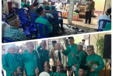 Cabup Cawabup Bursah-Widia Silaturahmi Dengan Masyarakat Penghijauan Lahat, Sampai di Sambut Dengan Terbangan