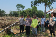 Polsek Kikim Tengah Koordinasi Pemanfaatan Lahan Jagung di Desa Banyumas