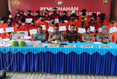 Polda Sumsel Guncang Jaringan Narkoba, 37 Pengedar Dibekuk, Barang Bukti Senilai Rp2,2 Miliar Dimusnahkan