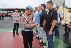 Cek Kelengkapan Identitas, Propam Polda Sumsel Lakukan Pemeriksaan Personel Polres Lahat