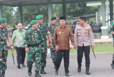 Bupati Kabupaten Lahat Hadiri Upacara Penutupan Pendidikan Dasar Militer dan Pelatihan Komcad SPPI