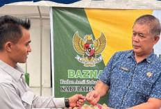Peduli Korban Kebakaran, Lapas Lahat Salurkan Bantuan Lewat Baznas