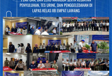 BNNK Empat Lawang Gelar Tes Urine dan Penggeledahan di Lapas Kelas IIA Lahat