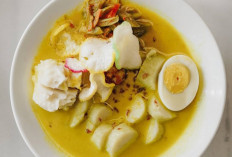 Lezatnya Lontong Sayur Khas Palembang, Sumatera Selatan, Rasa Kuahnya Lebih Ringan dan Sedikit Manis