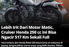 Lebih Irit Dari Motor Matic, Ini Dia Tampilan Terbaru Honda Cruiser Kelas 250 cc