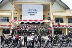 Patroli Gabungan TNI-Polri di Lahat Sasar Titik Keramaian hingga DPRD