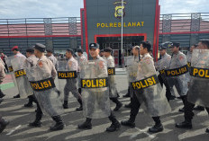Latihan Rutin Dalmas, Polres Lahat Tingkatkan Kesiapsiagaan Personel