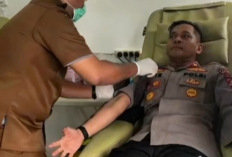 Respons Cepat Penuh Empati, Kapolres Empat Lawang Hadir Lewat Aksi Donor Darah