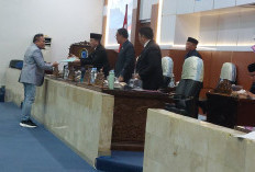 Pj Bupati Lahat Hadiri Sidang Perdana, Paripurna Sempat Diwarnai Interupsi