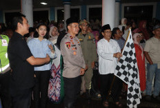 Polres Lahat Kawal Ketat Pemberangkatan 281 Jamaah Haji