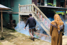 Cegah DBD, Puskesmas Jarai Lakukan Fogging di Sejumlah Desa 