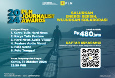 Pendaftaran PLN Journalist Award 2024 Tinggal Sebulan Lagi, Kirimkan Karya Jurnalistik Terbaikmu!