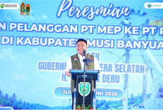 Gubernur Sumsel Resmikan Peralihan Pelanggan PT MEP ke PLN di Musi Banyuasin