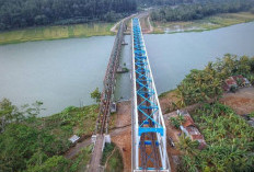 Ini Loh Jembatan Kereta Api Aktif Terpanjang di Indonesia