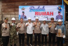 Polres Lahat Gelar Bedah Rumah untuk Warga Kurang Mampu Sambut Hari Bhayangkara ke-80