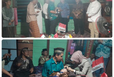 Cabup Cawabup Bursah-Widia Hadiri Tasyakuran M Husen Desa Pulau Beringin