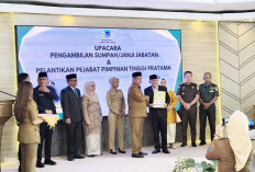 Pemkab Lahat Tukar Posisi Dua Jabatan Eselon II, Bupati : Tolong Bantu Tugas Pemerintahan