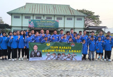 Targetkan Medali, 28 Atlet Karate Inkai Ranting Kodim Lahat Ikuti Kejurnas Piala Presiden