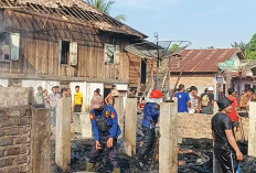 Konsleting Listrik, Lima Rumah di Empat Lawang Hangus Terbakar