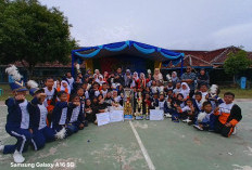 SDN 13 Lahat Sabet Juara Drumband, Bawa Pulang Piala Bergilir Ajang Saint Josep Fest