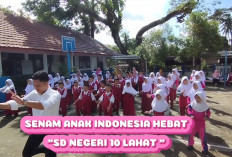 SDN 10 Perbanyak Simulasi Senam Anak Indonesia Hebat