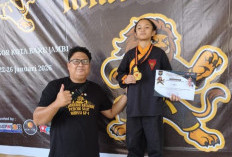 Juara Umum Kejurnas Pencak Silat HIMSI GP 4 Jambi Siswa SD N 17 Lahat Harumkan Nama Daerah
