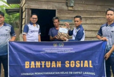 Lapas Empat Lawang Tebar Kepedulian, Salurkan Bantuan Sosial untuk Warga Membutuhkan