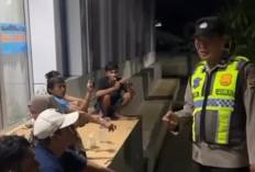 Pastikan Keamanan dan Kelancaran Pengisian BBM, Polsek Merapi Gelar Patroli Malam