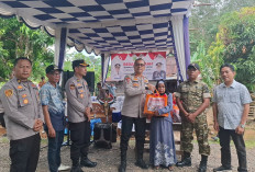 Polres Empat Lawang Gelar Bedah Rumah dan Bagi Sembako, Wujud Nyata Kepedulian untuk Warga