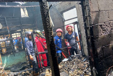 Satu Unit Rumah Ludes Terbakar di Perumnas Tiara
